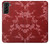 S3817 Red Floral Cherry blossom Pattern Hülle Schutzhülle Taschen für Samsung Galaxy S21 Plus 5G, Galaxy S21+ 5G