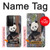 S3793 Cute Baby Panda Snow Painting Hülle Schutzhülle Taschen für Samsung Galaxy S21 Ultra 5G