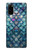 S3809 Mermaid Fish Scale Hülle Schutzhülle Taschen für Samsung Galaxy S20