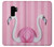 S3805 Flamingo Pink Pastel Hülle Schutzhülle Taschen für Samsung Galaxy S9 Plus