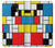 S3814 Piet Mondrian Line Art Composition Hülle Schutzhülle Taschen für Samsung Galaxy S9 Plus