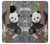 S3793 Cute Baby Panda Snow Painting Hülle Schutzhülle Taschen für Samsung Galaxy S9