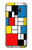 S3814 Piet Mondrian Line Art Composition Hülle Schutzhülle Taschen für Samsung Galaxy S9