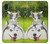 S3795 Grumpy Kitten Cat Playful Siberian Husky Dog Paint Hülle Schutzhülle Taschen für Samsung Galaxy A10e