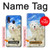S3794 Arctic Polar Bear in Love with Seal Paint Hülle Schutzhülle Taschen für Samsung Galaxy A40