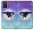 S3807 Killer Whale Orca Moon Pastel Fantasy Hülle Schutzhülle Taschen für Samsung Galaxy A03S