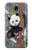 S3793 Cute Baby Panda Snow Painting Hülle Schutzhülle Taschen für Samsung Galaxy J7 (2018), J7 Aero, J7 Top, J7 Aura, J7 Crown, J7 Refine, J7 Eon, J7 V 2nd Gen, J7 Star