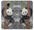 S3793 Cute Baby Panda Snow Painting Hülle Schutzhülle Taschen für Samsung Galaxy J7 (2018), J7 Aero, J7 Top, J7 Aura, J7 Crown, J7 Refine, J7 Eon, J7 V 2nd Gen, J7 Star