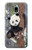 S3793 Cute Baby Panda Snow Painting Hülle Schutzhülle Taschen für Samsung Galaxy J3 (2018), J3 Star, J3 V 3rd Gen, J3 Orbit, J3 Achieve, Express Prime 3, Amp Prime 3