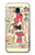 S3820 Vintage Cowgirl Fashion Paper Doll Hülle Schutzhülle Taschen für Samsung Galaxy J3 (2018), J3 Star, J3 V 3rd Gen, J3 Orbit, J3 Achieve, Express Prime 3, Amp Prime 3