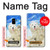 S3794 Arctic Polar Bear in Love with Seal Paint Hülle Schutzhülle Taschen für Samsung Galaxy A8 (2018)