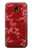 S3817 Red Floral Cherry blossom Pattern Hülle Schutzhülle Taschen für Samsung Galaxy J5 (2017) EU Version