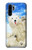 S3794 Arctic Polar Bear in Love with Seal Paint Hülle Schutzhülle Taschen für Huawei P30 Pro
