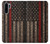 S3804 Fire Fighter Metal Red Line Flag Graphic Hülle Schutzhülle Taschen für Huawei P30 Pro