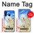 S3794 Arctic Polar Bear in Love with Seal Paint Hülle Schutzhülle Taschen für Huawei P30 lite