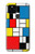 S3814 Piet Mondrian Line Art Composition Hülle Schutzhülle Taschen für Google Pixel 5