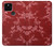 S3817 Red Floral Cherry blossom Pattern Hülle Schutzhülle Taschen für Google Pixel 5