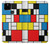 S3814 Piet Mondrian Line Art Composition Hülle Schutzhülle Taschen für Google Pixel 4a 5G