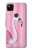 S3805 Flamingo Pink Pastel Hülle Schutzhülle Taschen für Google Pixel 4a