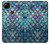 S3809 Mermaid Fish Scale Hülle Schutzhülle Taschen für Google Pixel 4a