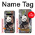 S3793 Cute Baby Panda Snow Painting Hülle Schutzhülle Taschen für LG V60 ThinQ 5G