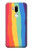 S3799 Cute Vertical Watercolor Rainbow Hülle Schutzhülle Taschen für LG G7 ThinQ