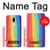 S3799 Cute Vertical Watercolor Rainbow Hülle Schutzhülle Taschen für LG G7 ThinQ