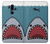 S3825 Cartoon Shark Sea Diving Hülle Schutzhülle Taschen für LG G7 ThinQ
