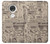 S3819 Retro Vintage Paper Hülle Schutzhülle Taschen für Motorola Moto G7, Moto G7 Plus