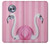 S3805 Flamingo Pink Pastel Hülle Schutzhülle Taschen für Motorola Moto X4