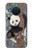 S3793 Cute Baby Panda Snow Painting Hülle Schutzhülle Taschen für Nokia X20