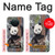 S3793 Cute Baby Panda Snow Painting Hülle Schutzhülle Taschen für Nokia X10