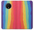S3799 Cute Vertical Watercolor Rainbow Hülle Schutzhülle Taschen für OnePlus 7T