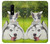 S3795 Grumpy Kitten Cat Playful Siberian Husky Dog Paint Hülle Schutzhülle Taschen für OnePlus 6