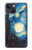 S0582 Van Gogh Starry Nights Hülle Schutzhülle Taschen für iPhone 13 mini