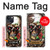 S0753 Skull Wing Rose Punk Hülle Schutzhülle Taschen für iPhone 13 mini
