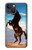 S0934 Wild Black Horse Hülle Schutzhülle Taschen für iPhone 13 mini