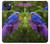 S1565 Bluebird of Happiness Blue Bird Hülle Schutzhülle Taschen für iPhone 13 mini