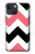 S1849 Pink Black Chevron Zigzag Hülle Schutzhülle Taschen für iPhone 13 mini