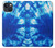 S1869 Tie Dye Blue Hülle Schutzhülle Taschen für iPhone 13 mini
