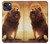 S1957 Lion Aslan Hülle Schutzhülle Taschen für iPhone 13 mini