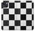 S2492 Black and White Check Hülle Schutzhülle Taschen für iPhone 13 mini