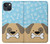 S2669 Cute Dog Paws Bones Cartoon Hülle Schutzhülle Taschen für iPhone 13 mini