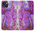 S2907 Purple Turquoise Stone Hülle Schutzhülle Taschen für iPhone 13 mini