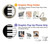 S3078 Black and White Piano Keyboard Hülle Schutzhülle Taschen für iPhone 13 mini