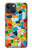 S3391 Abstract Art Mosaic Tiles Graphic Hülle Schutzhülle Taschen für iPhone 13 mini