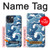 S3751 Wave Pattern Hülle Schutzhülle Taschen für iPhone 13 mini