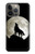 S1981 Wolf Howling at The Moon Hülle Schutzhülle Taschen für iPhone 13 Pro Max