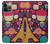 S2353 Paris Cartoon Vintage Pattern Hülle Schutzhülle Taschen für iPhone 13 Pro Max