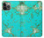 S2377 Turquoise Gemstone Texture Graphic Printed Hülle Schutzhülle Taschen für iPhone 13 Pro Max